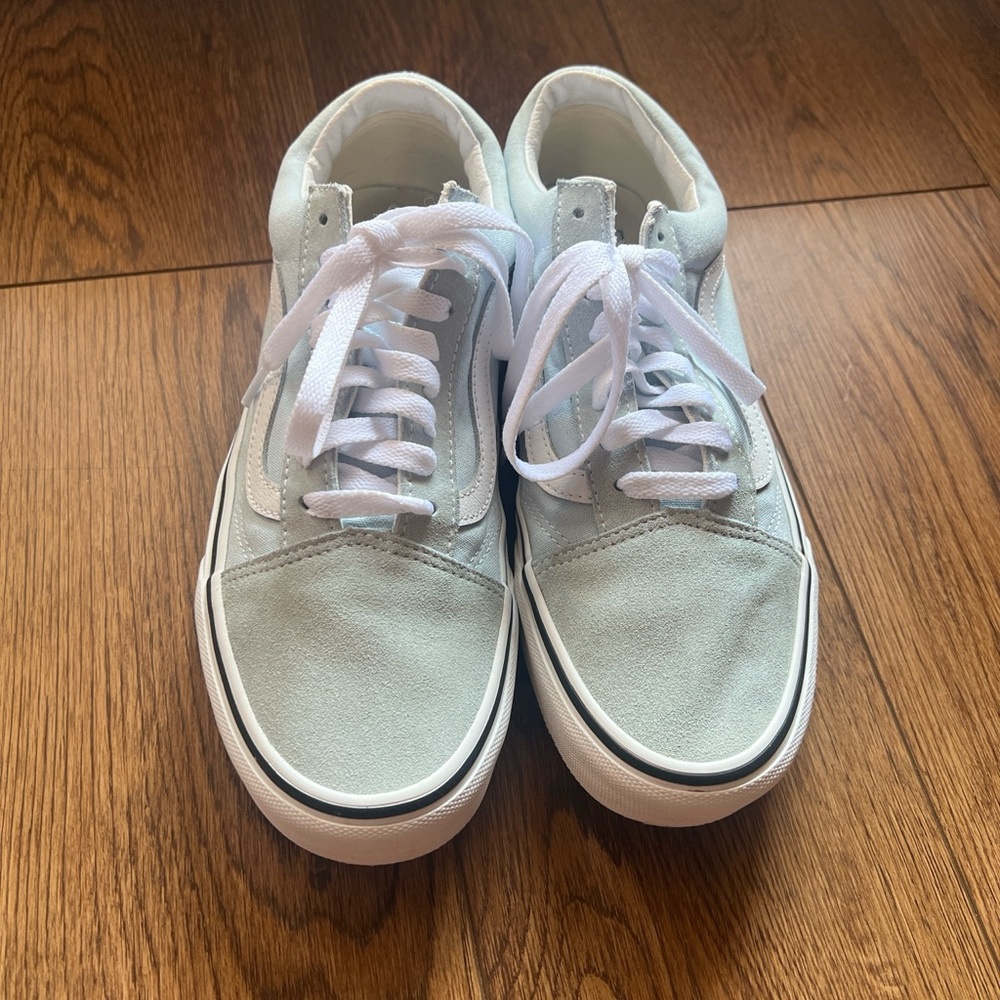 Baby Blue/ Mint Green Vans Old Skool